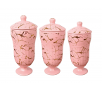 BM905 Pink Toples Permen Gracia dengan Motif Marmer